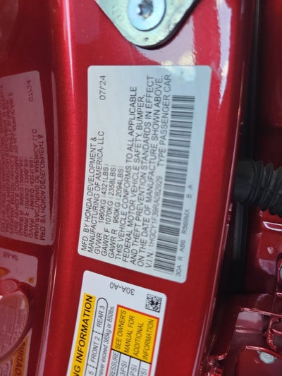 2024 Honda Accord Sedan EX