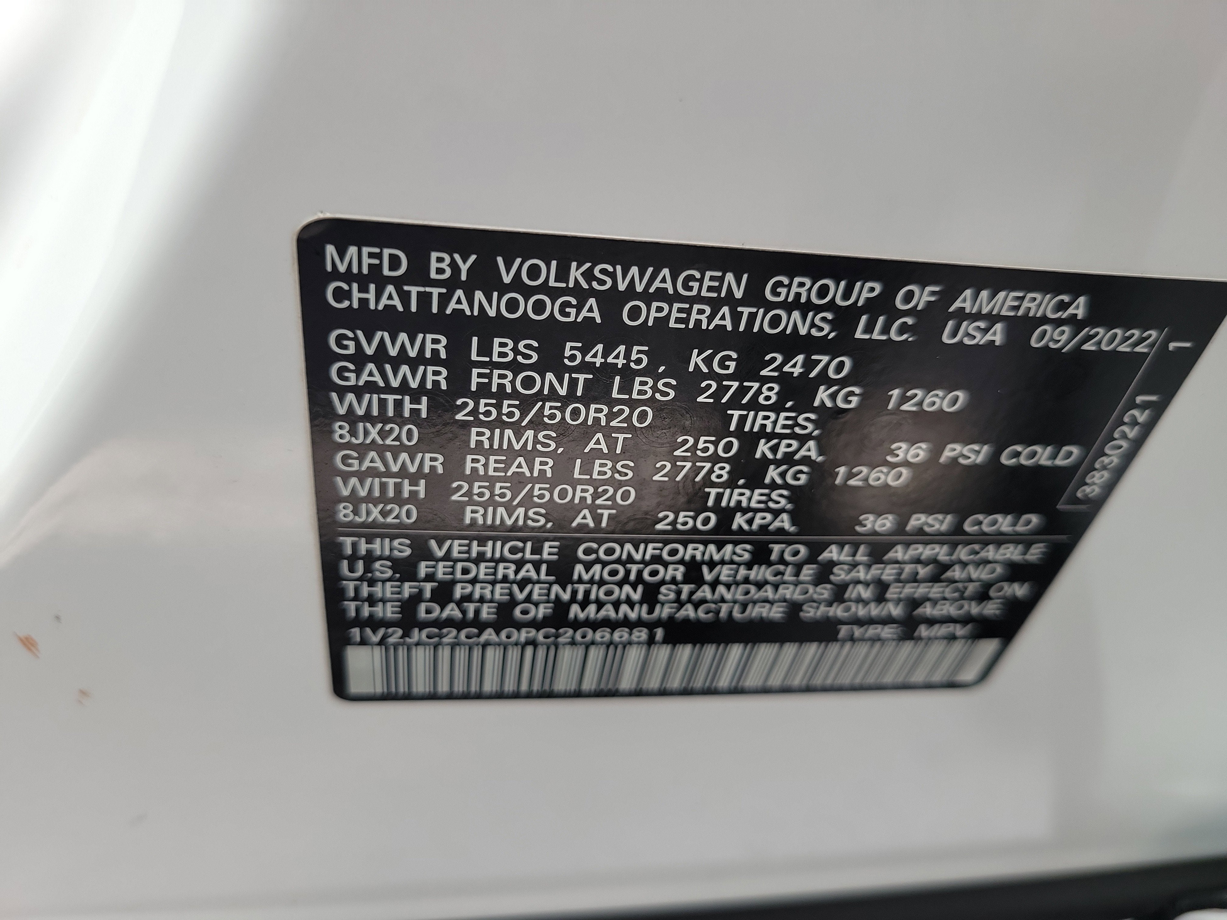 2023 Volkswagen Atlas Cross Sport 2.0T SE w/Technology