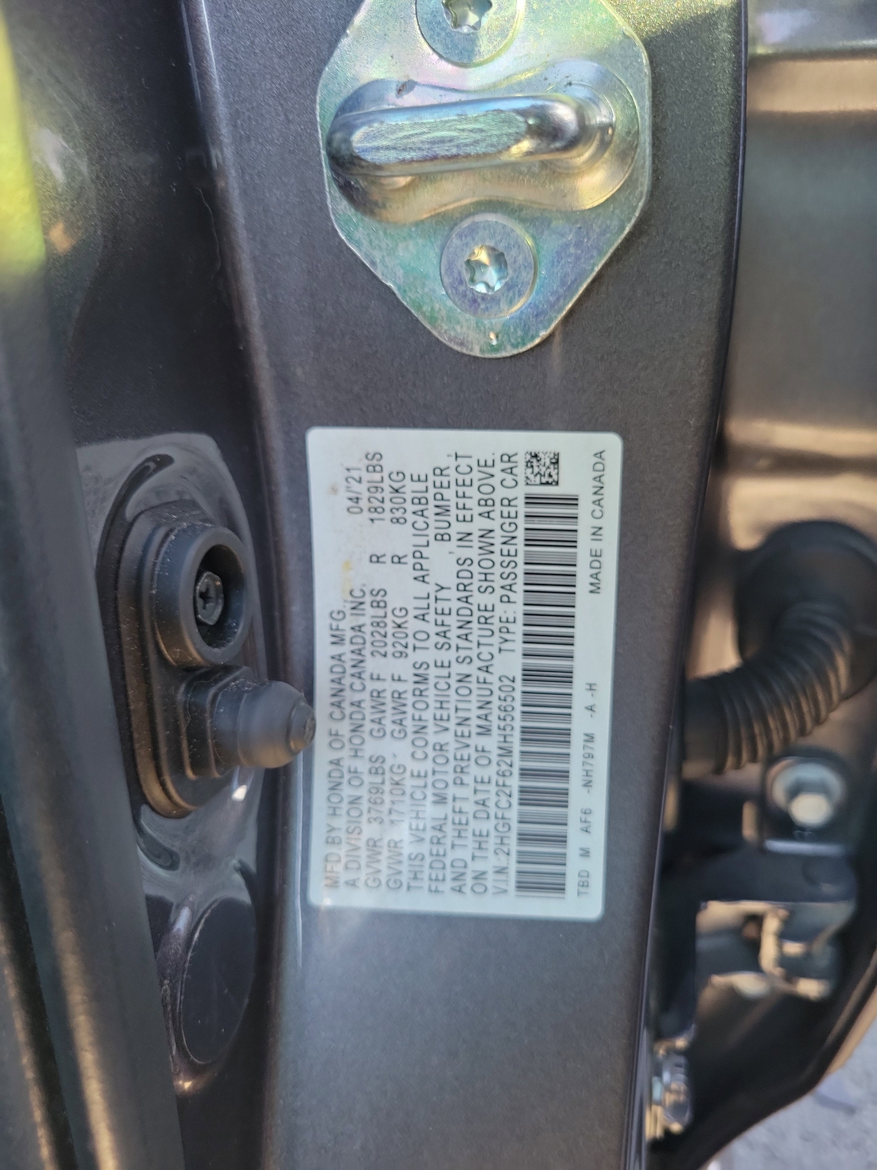 2021 Honda Civic Sedan LX