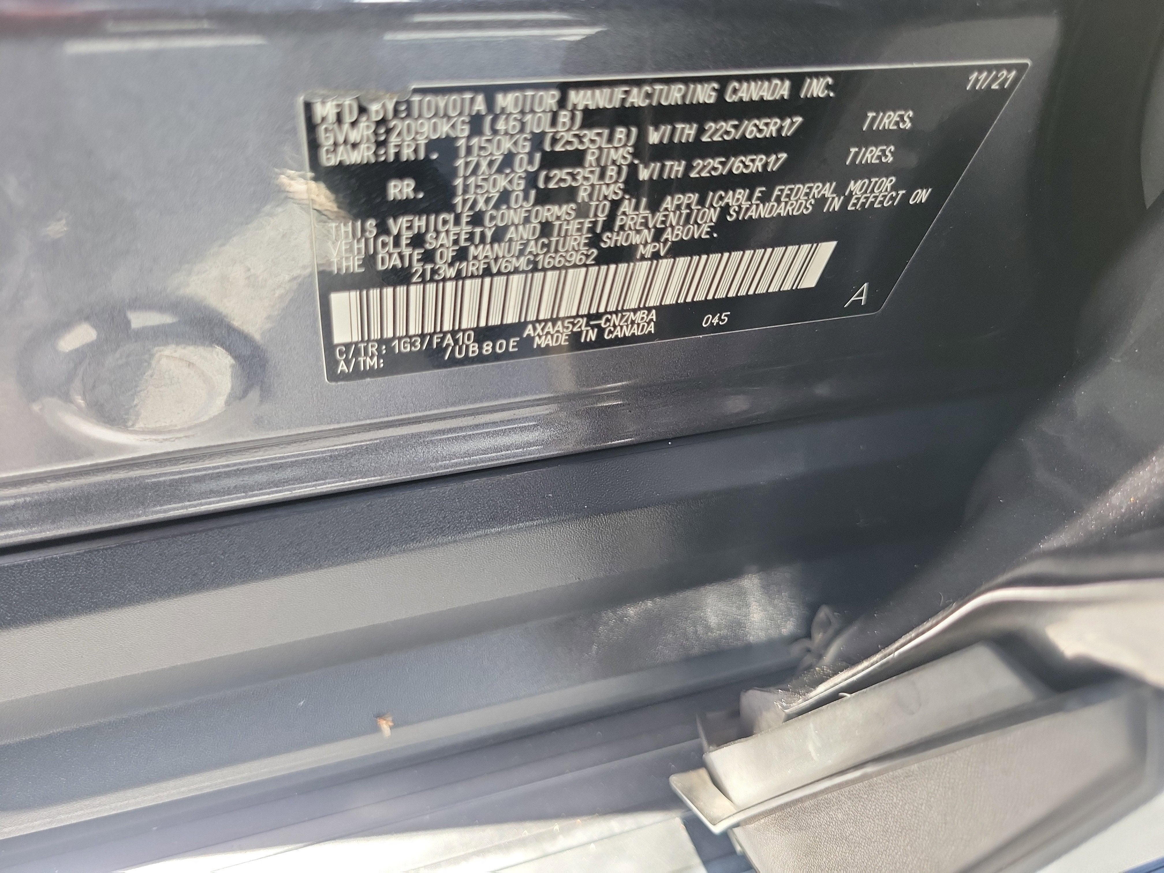 2021 Toyota RAV4 XLE