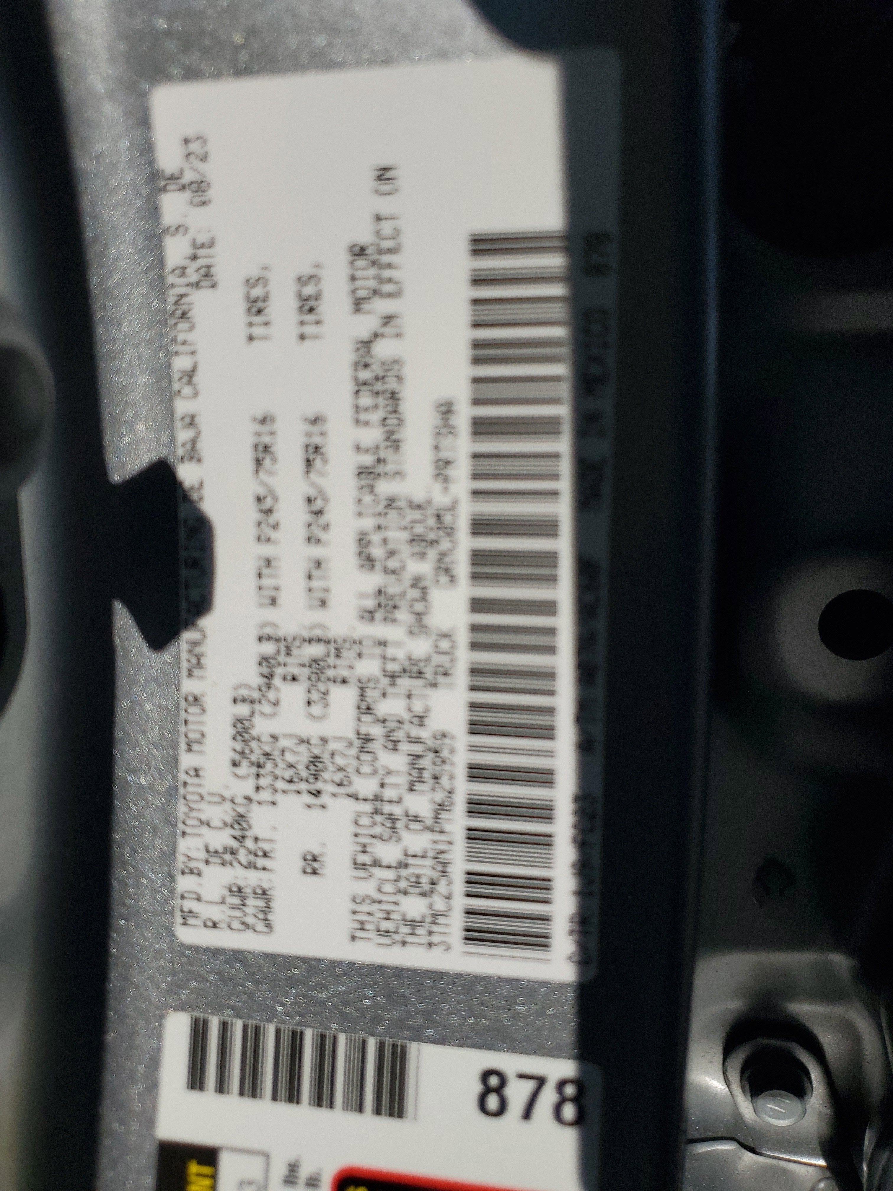 2023 Toyota Tacoma 4WD SR5