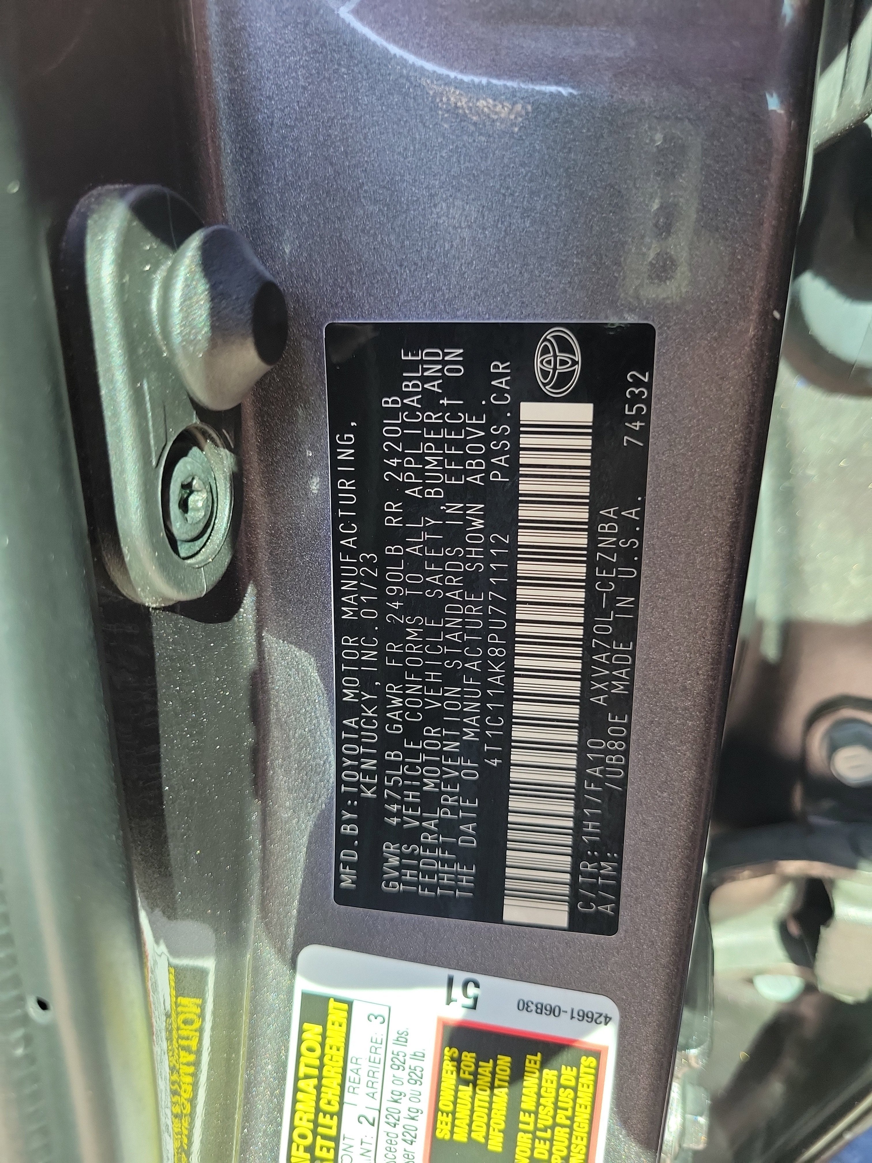 2023 Toyota Camry LE