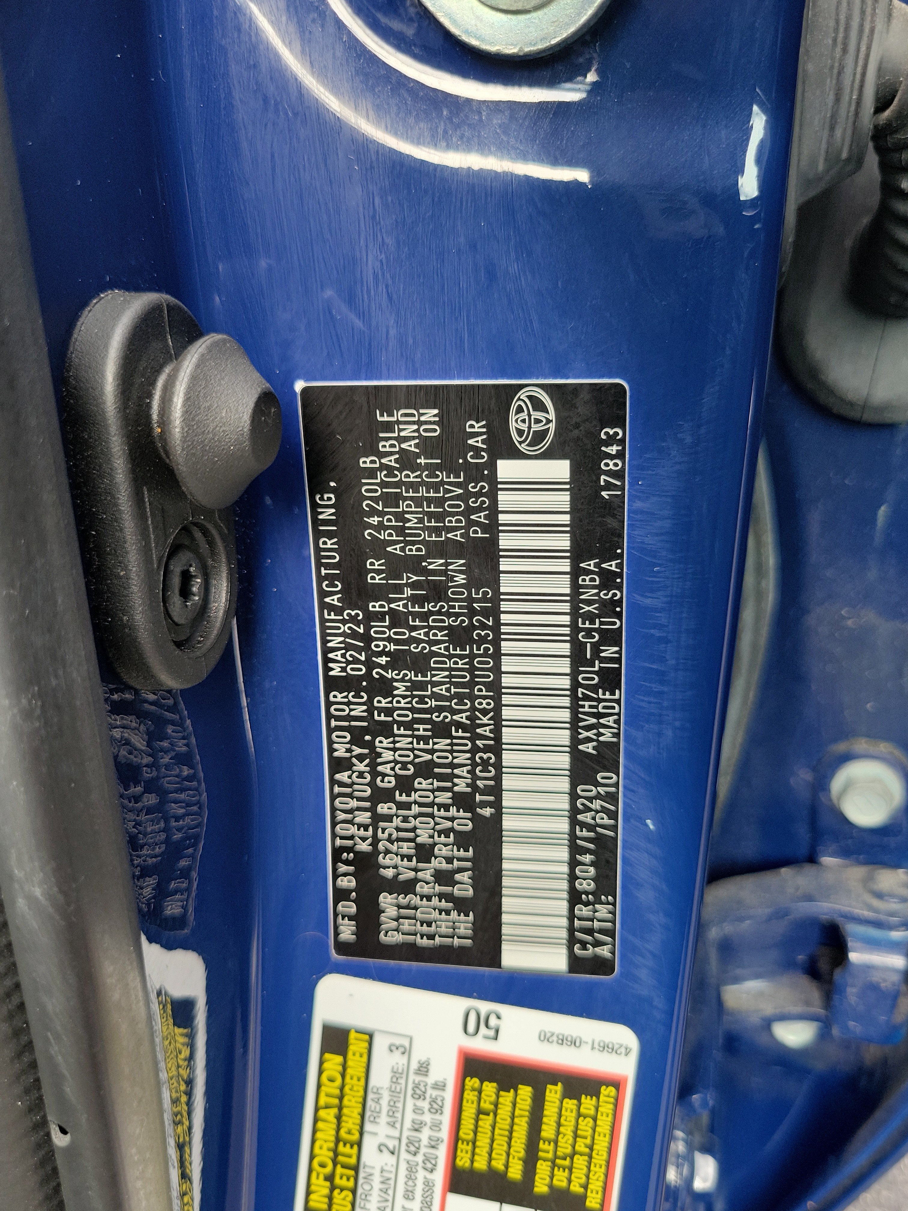 2023 Toyota Camry Hybrid LE