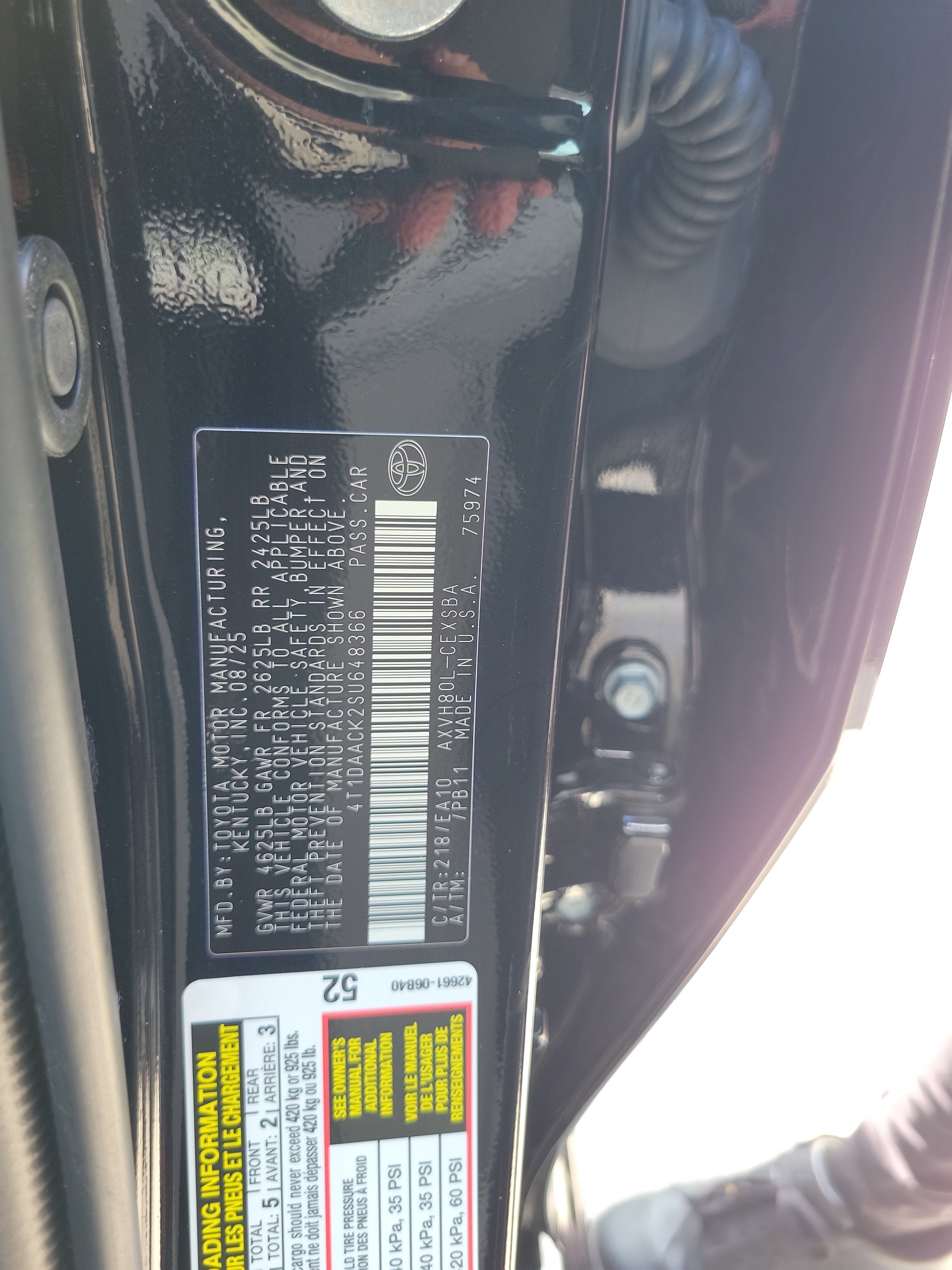 2025 Toyota Camry SE