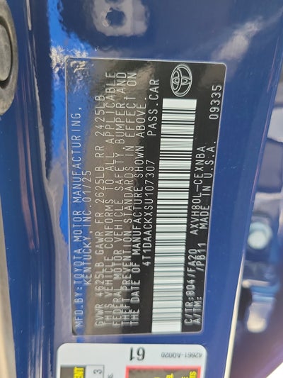 2025 Toyota Camry LE