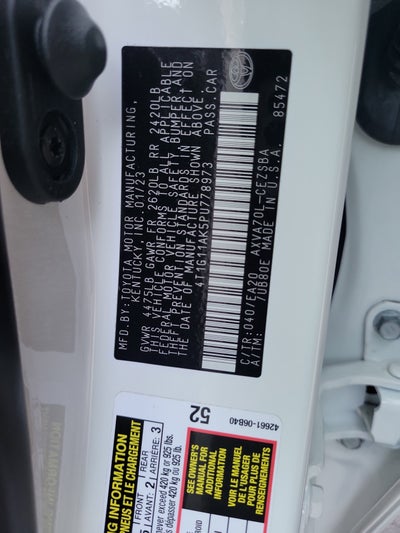 2023 Toyota Camry SE