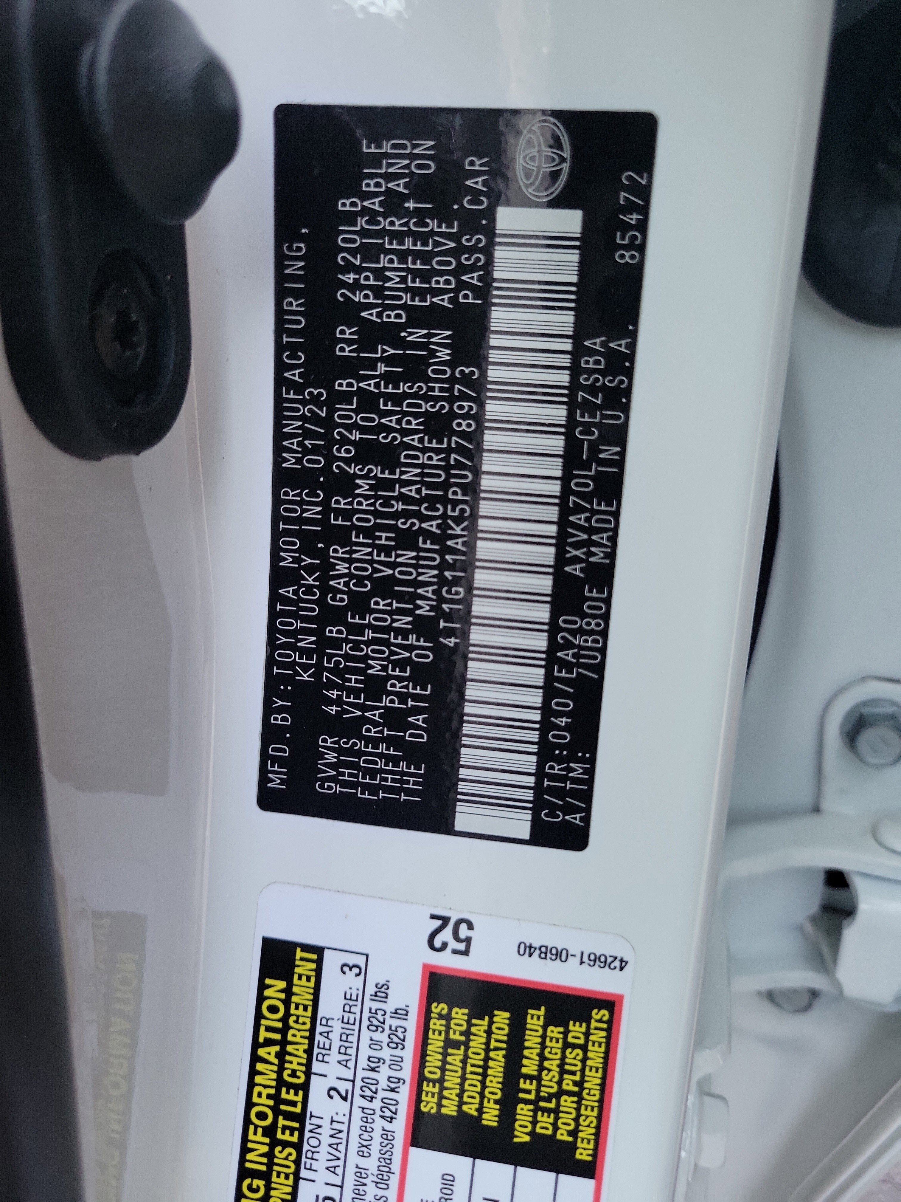 2023 Toyota Camry SE