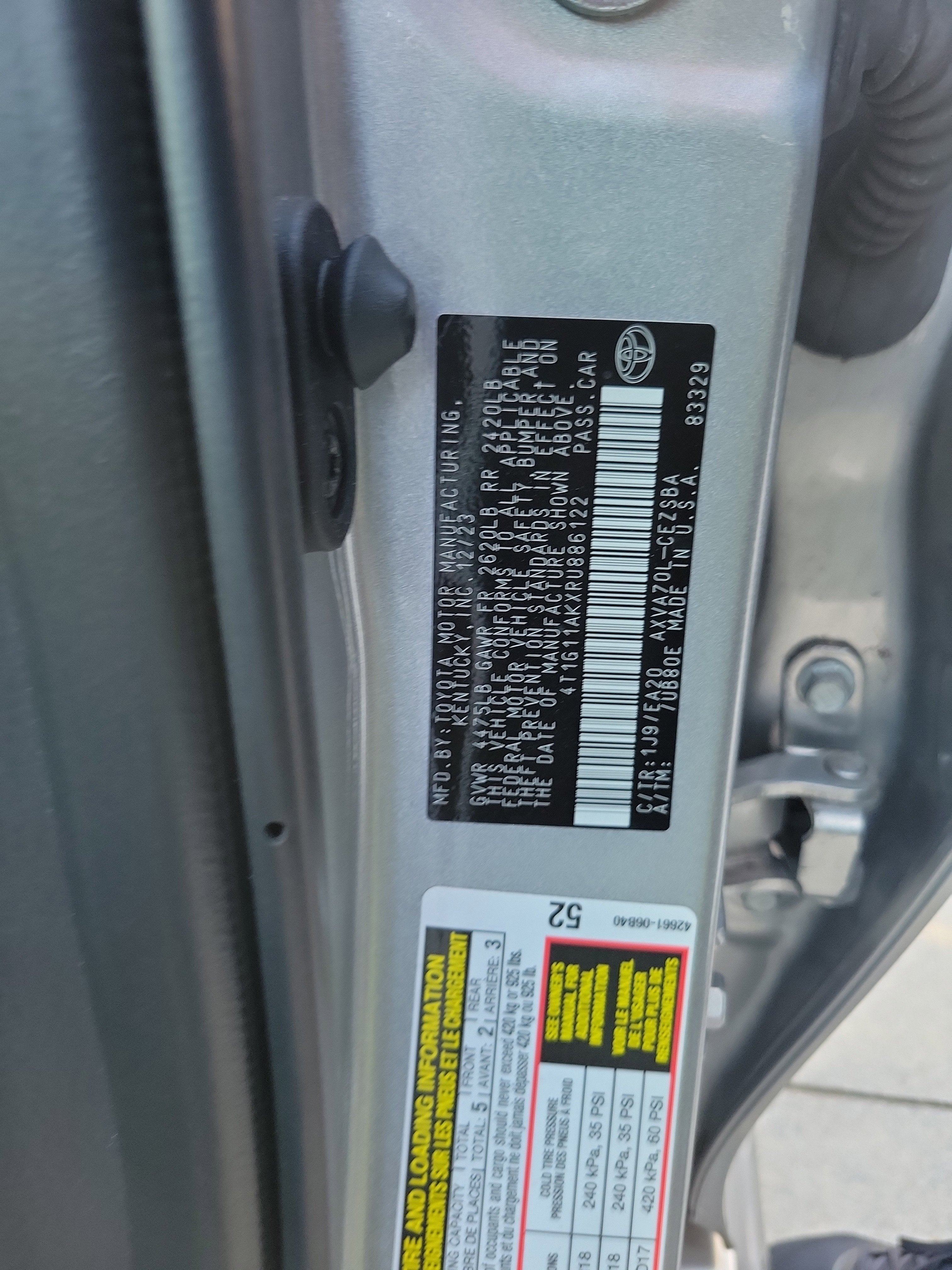 2024 Toyota Camry SE