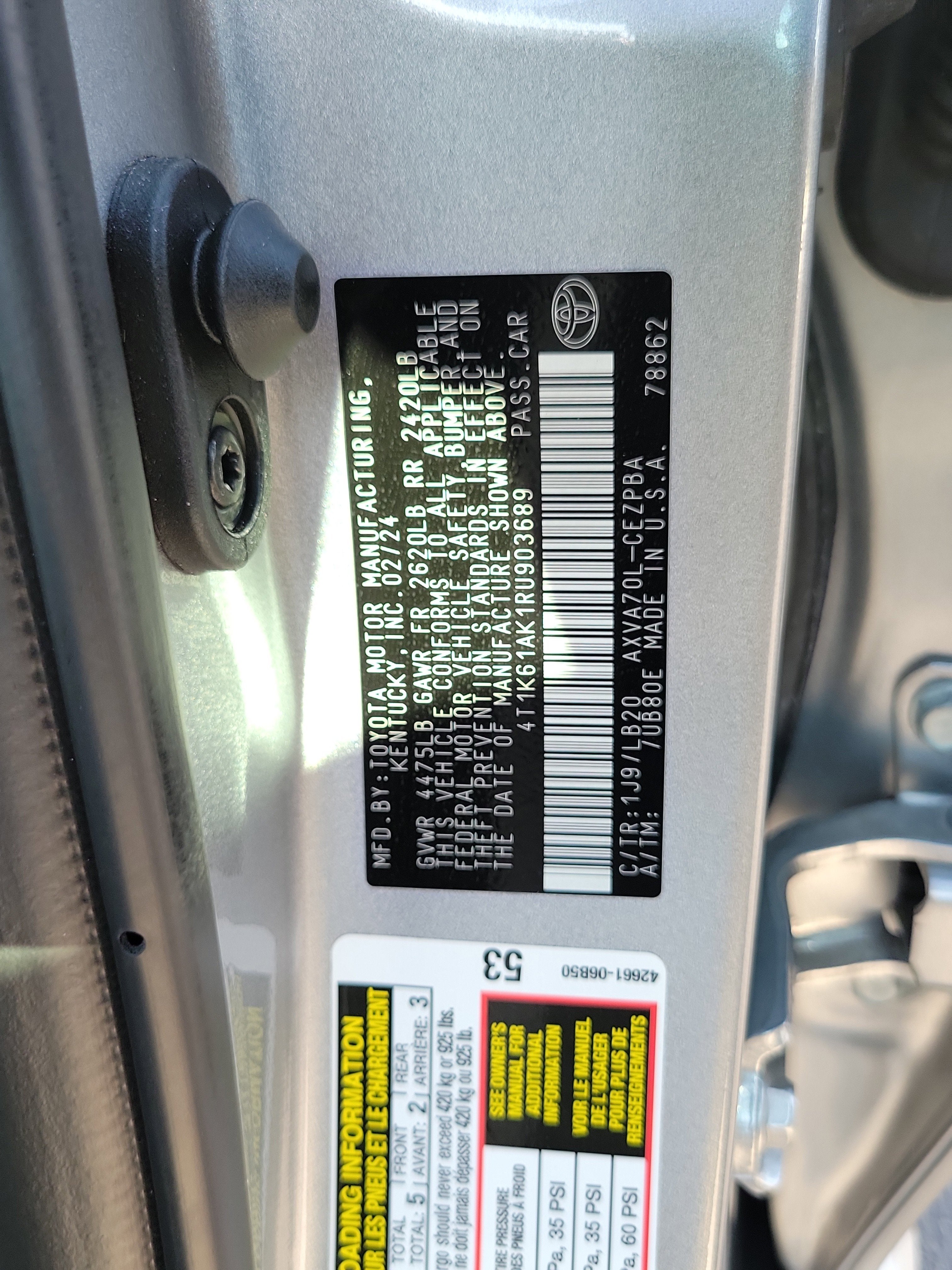 2024 Toyota Camry XSE