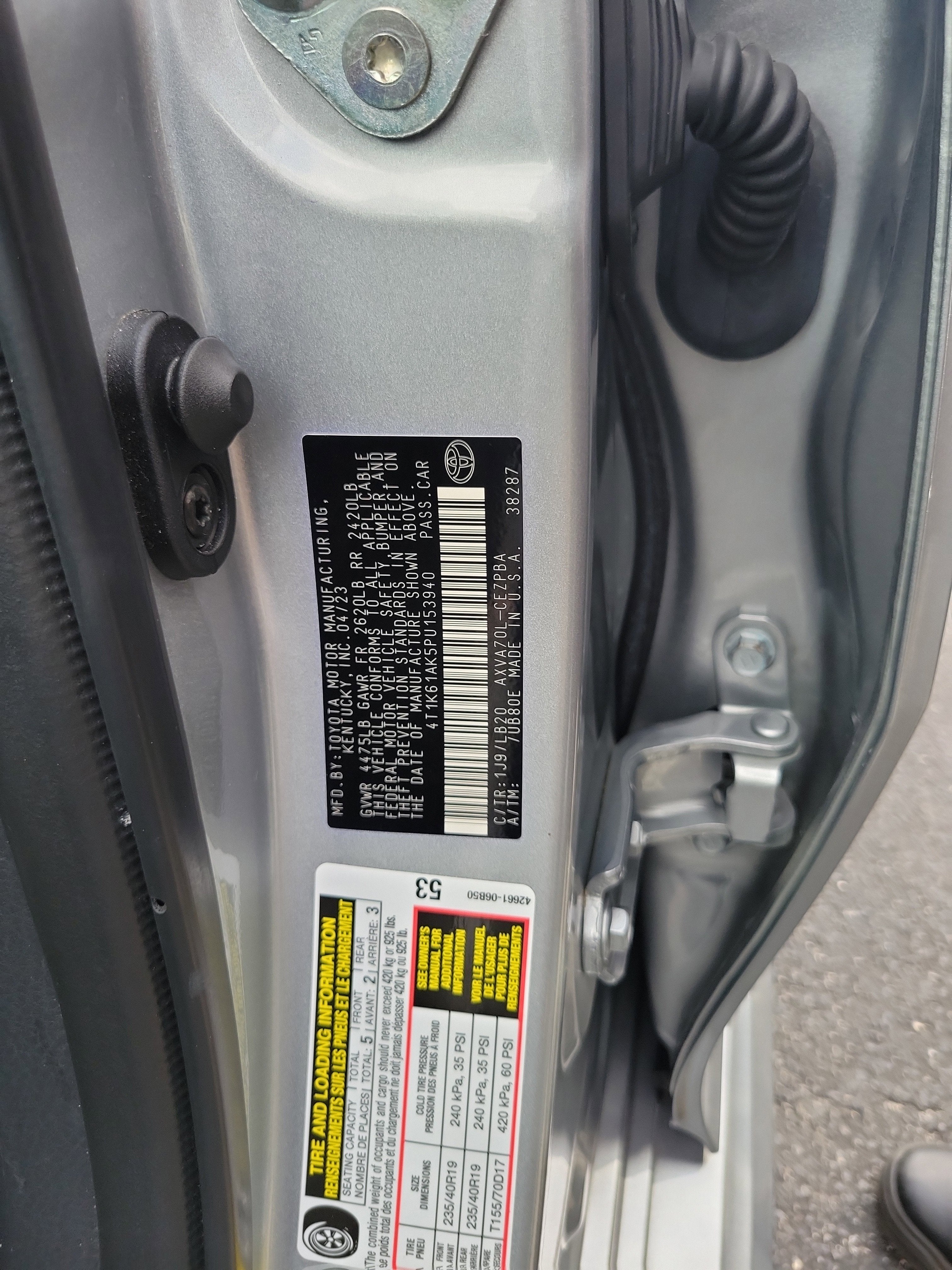 2023 Toyota Camry XSE