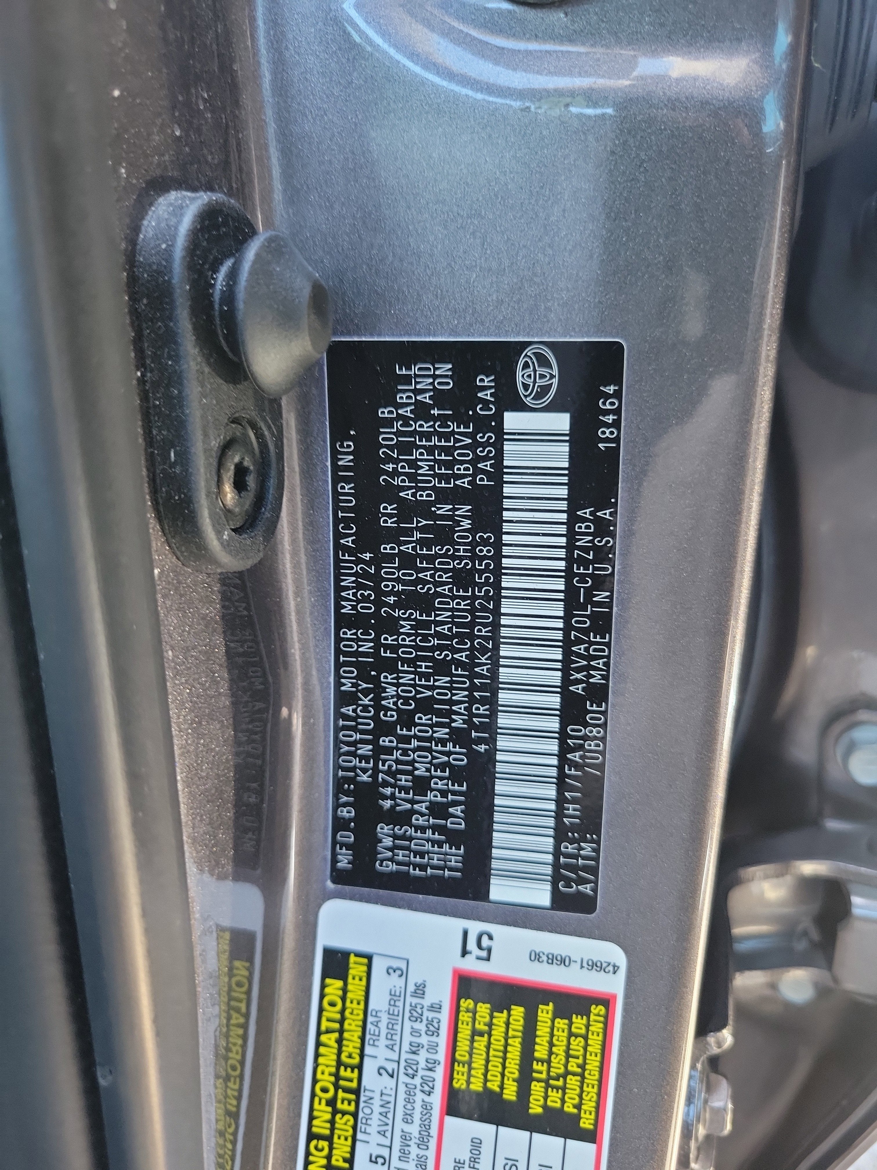 2024 Toyota Camry LE