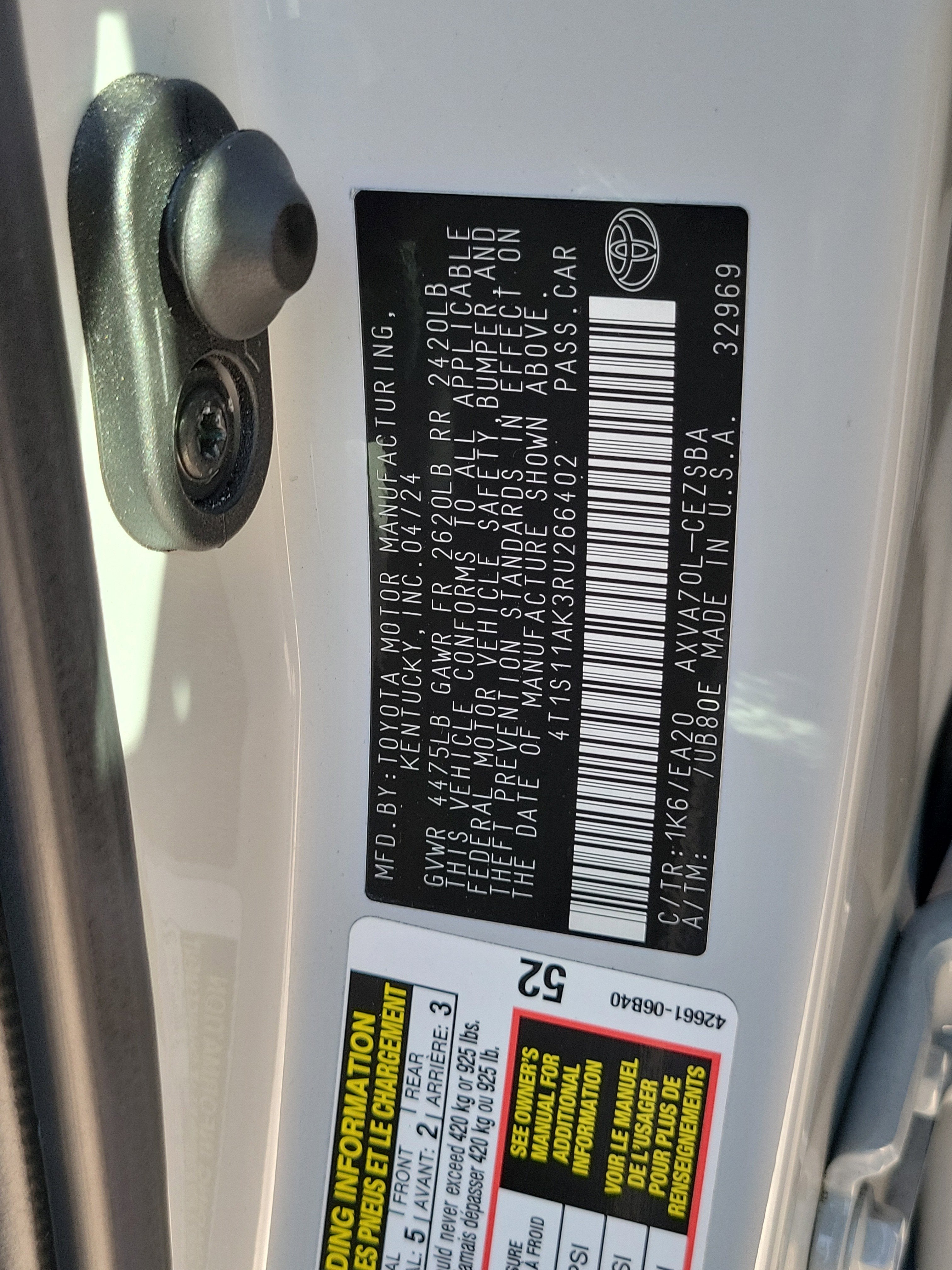 2024 Toyota Camry SE