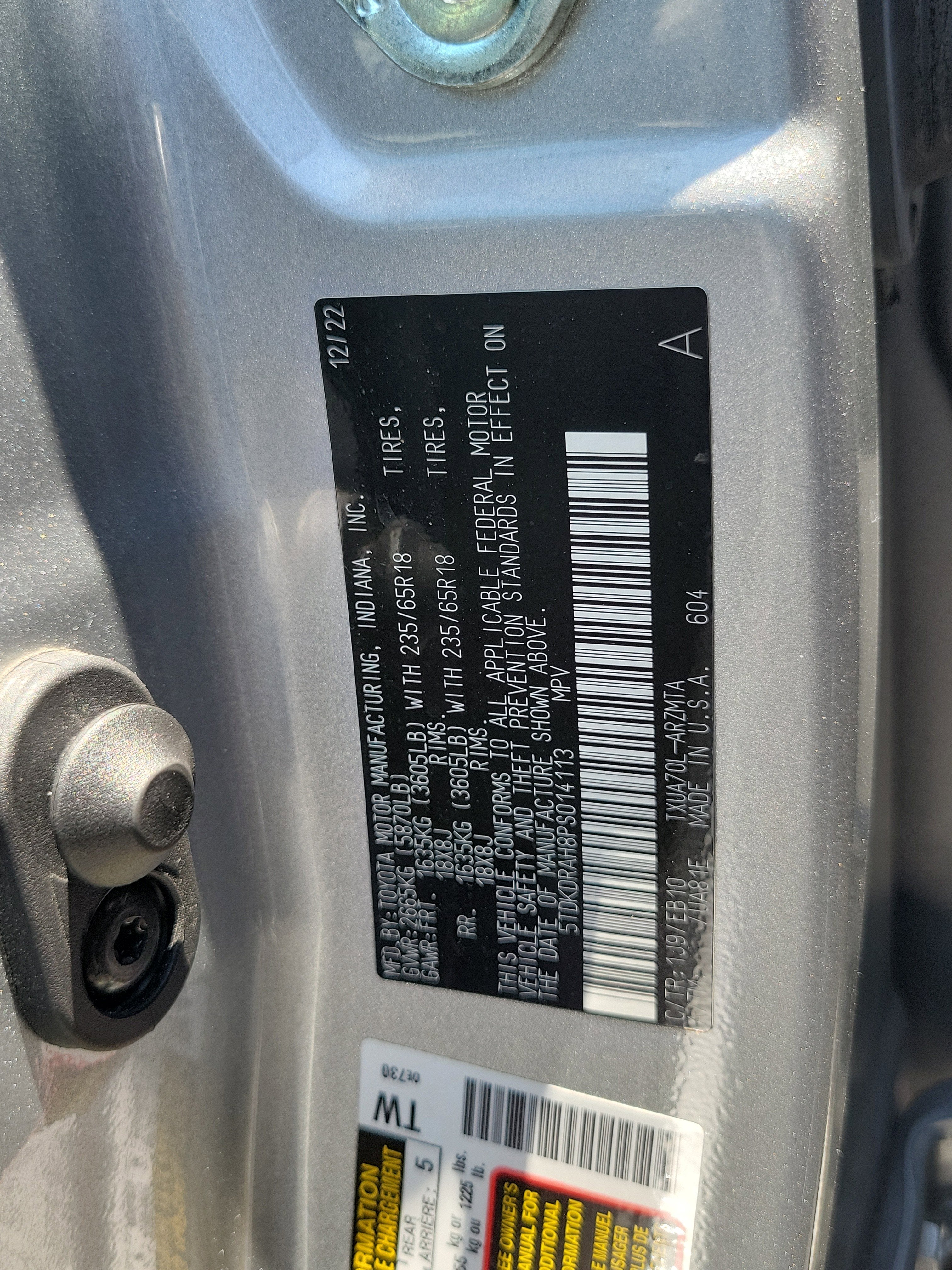 2023 Toyota Highlander XLE