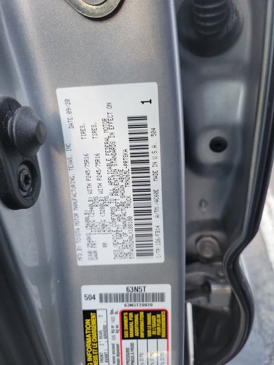 2020 Toyota Tacoma 2WD SR