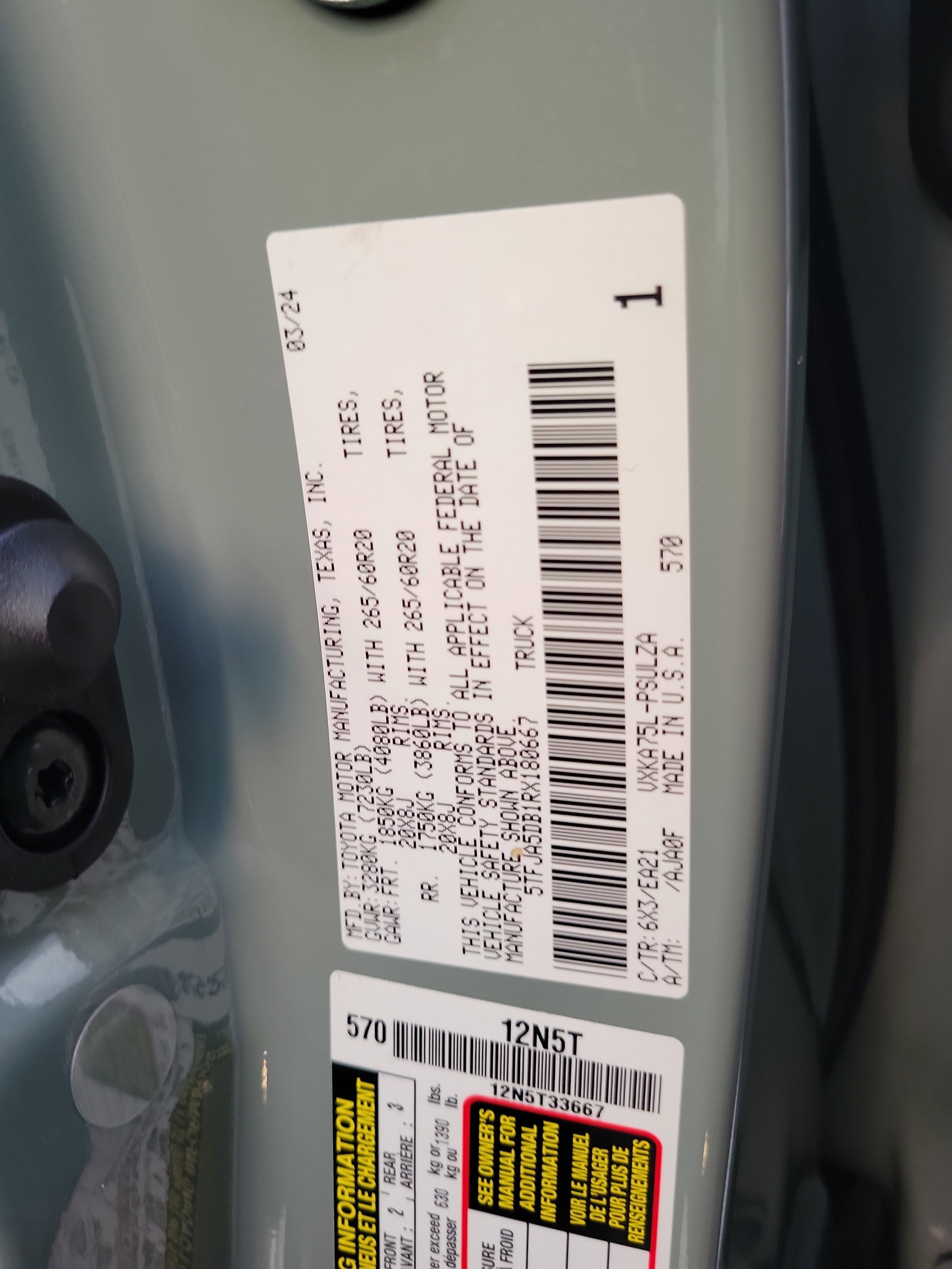 2024 Toyota Tundra 4WD Limited