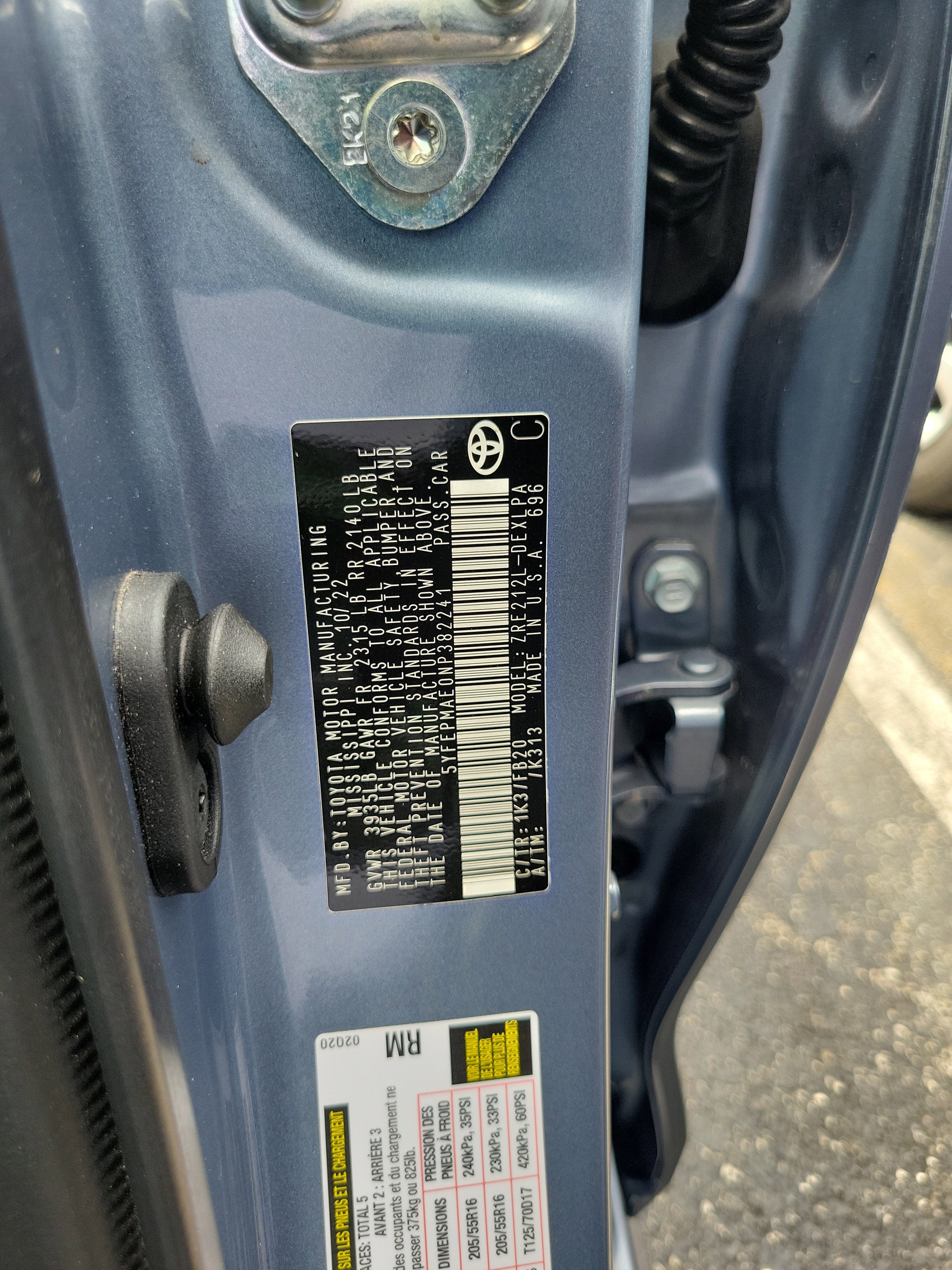 2022 Toyota Corolla LE