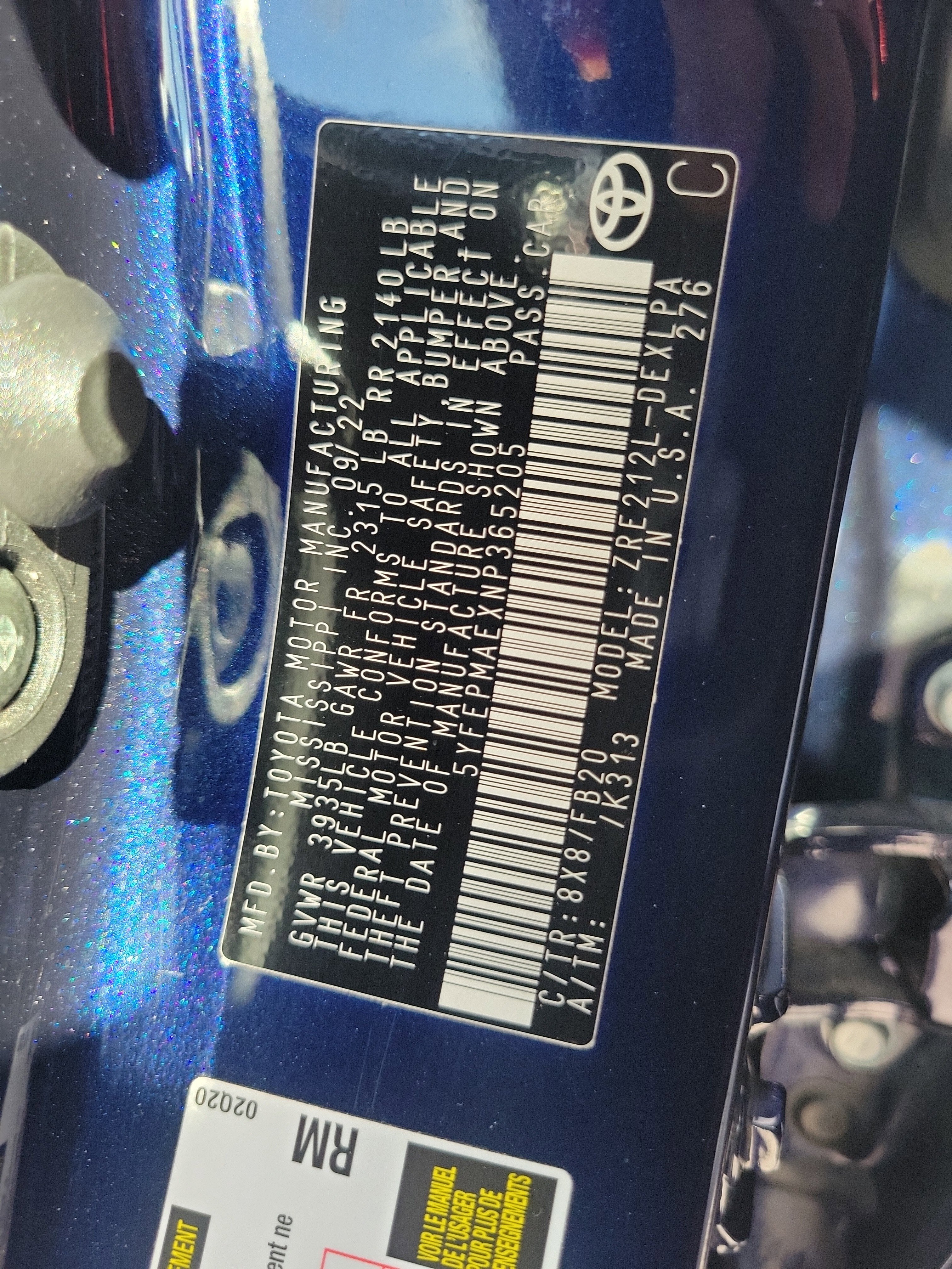 2022 Toyota Corolla LE