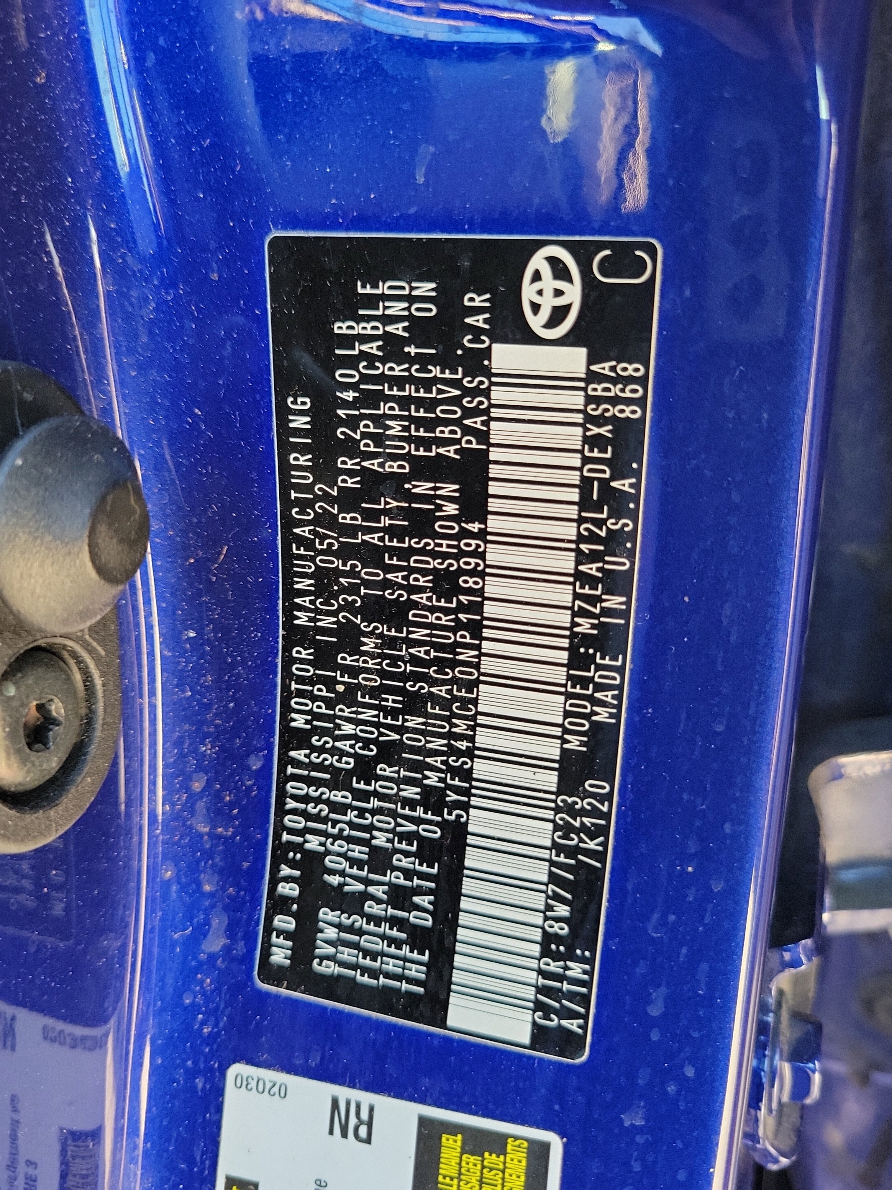 2022 Toyota Corolla SE