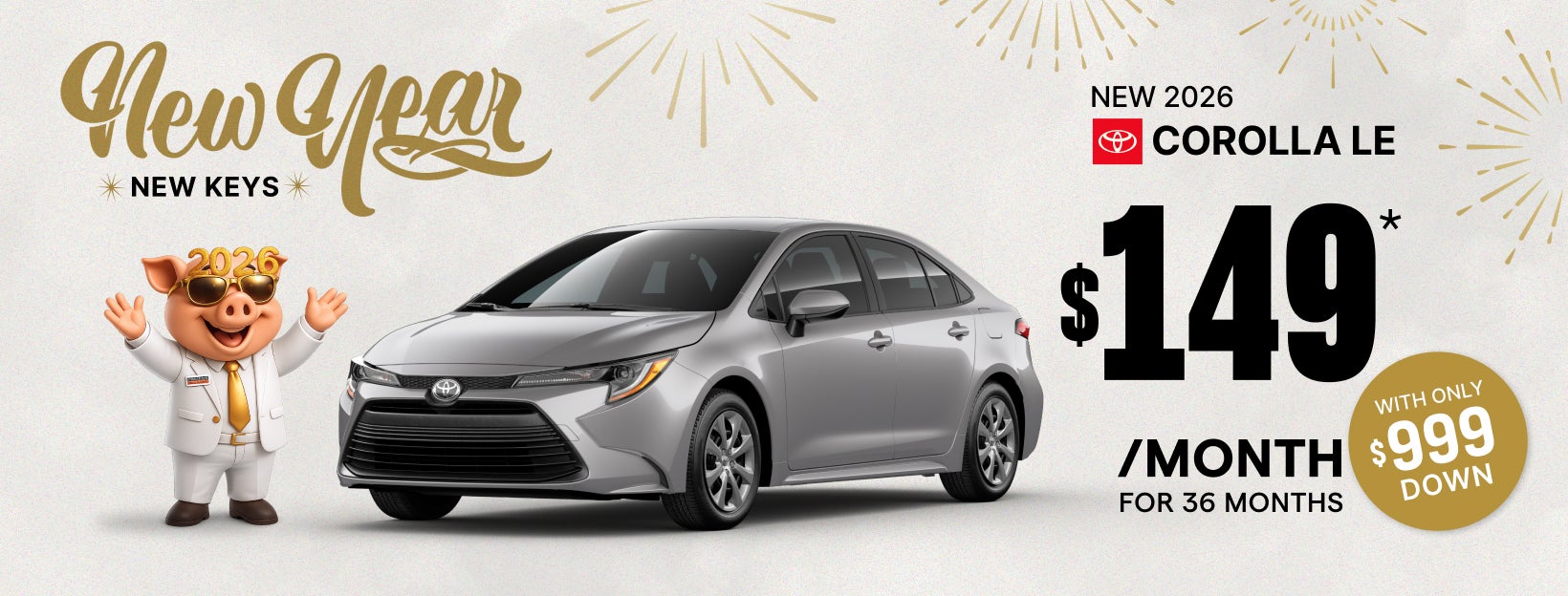 New Year - New 2026 Corolla LE