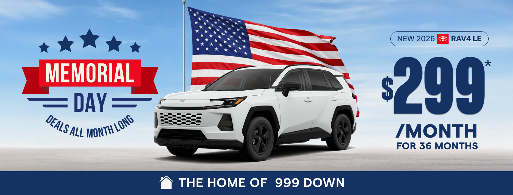 New 2026 Toyota RAV4 LE