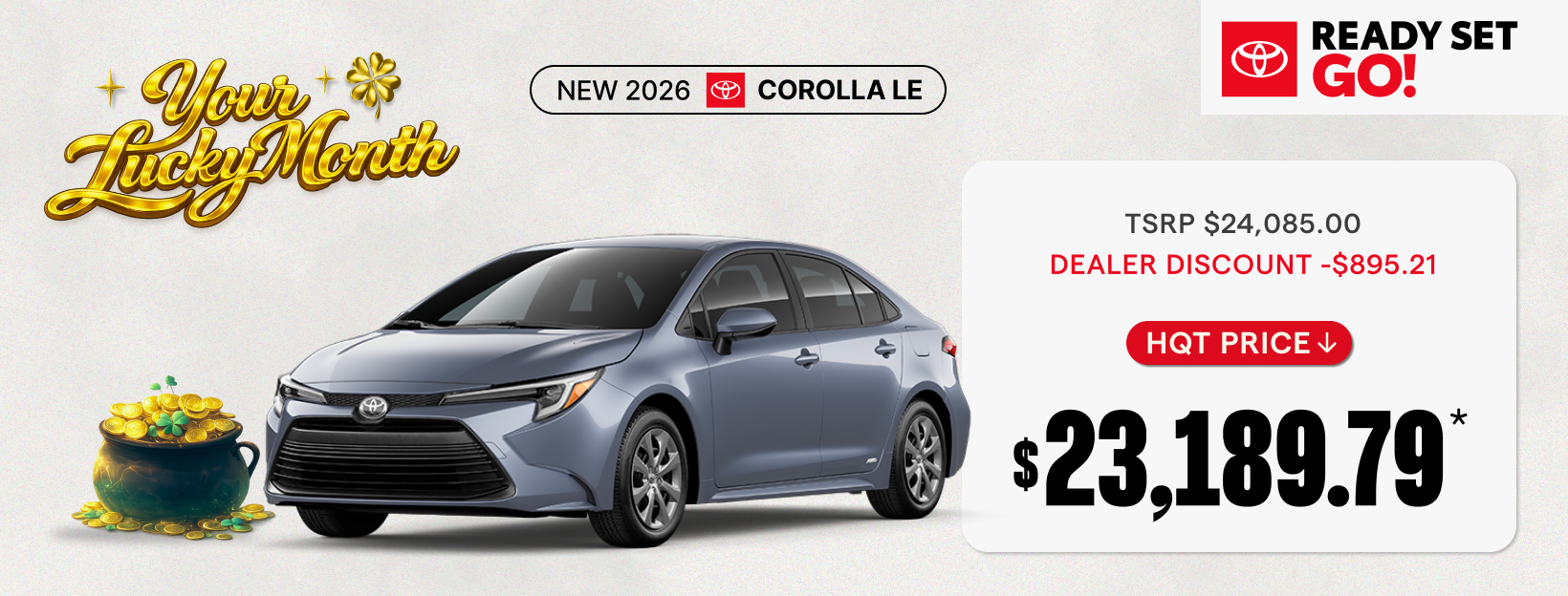 New 2026 Toyota Corolla LE