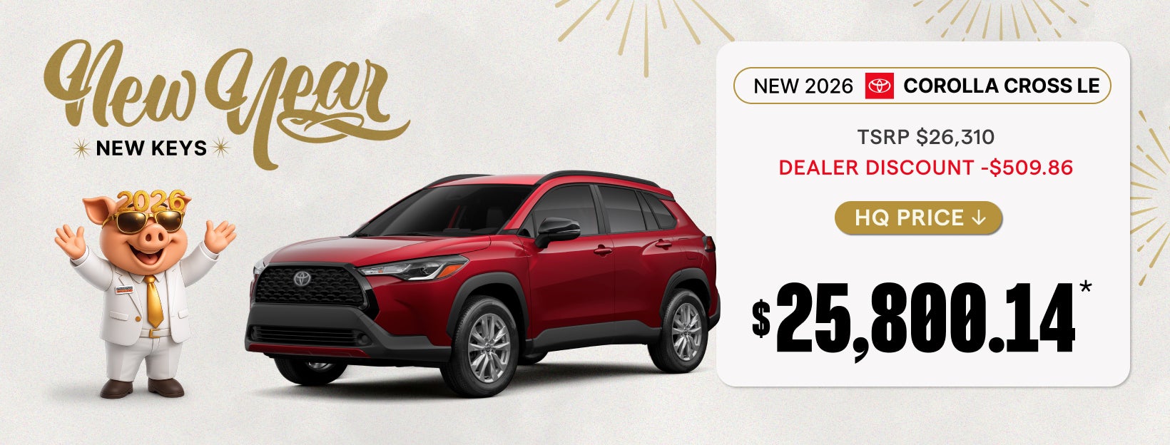 New Year - New 2026 Corolla Cross LE