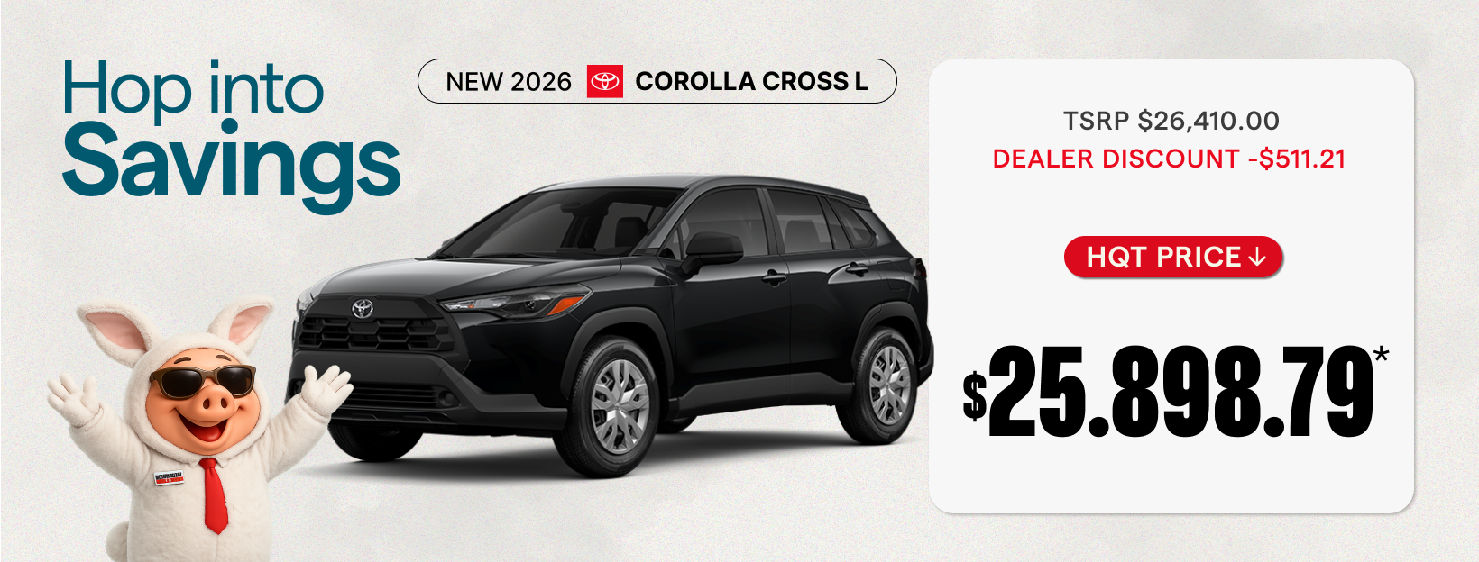 New 2026 Toyota Corolla Cross L