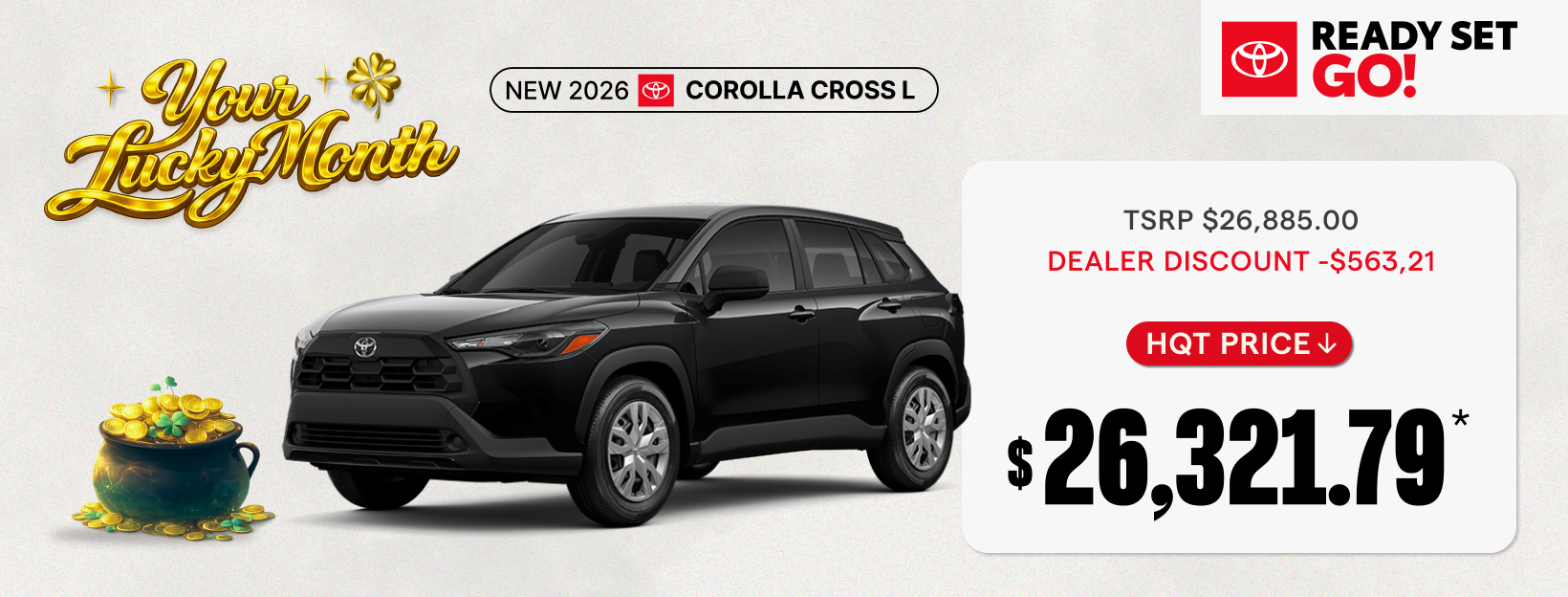 New 2026 Toyota Corolla Cross L