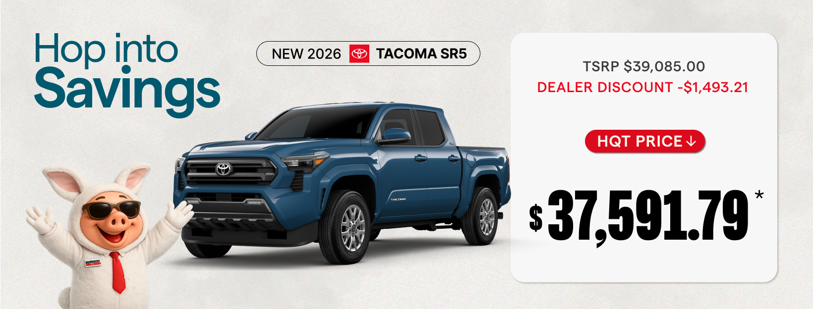 New 2026 Toyota Tacoma SR5