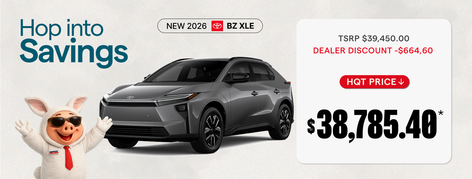 New 2026 Toyota BZ XLE