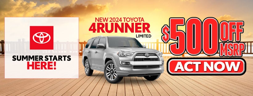 New 2024 Toyota 4Runner Limited $500 Off MSRP*