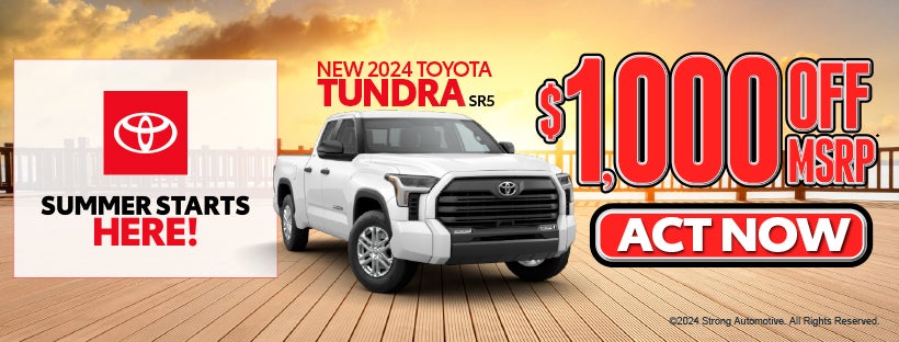 New 2024 Toyota Tundra SR5 $1,000 Off MSRP*