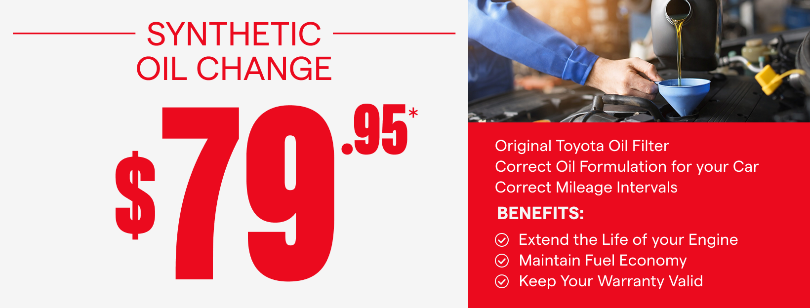 Synthetic Oil Change