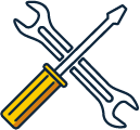 Screwdriver and Wrench icon