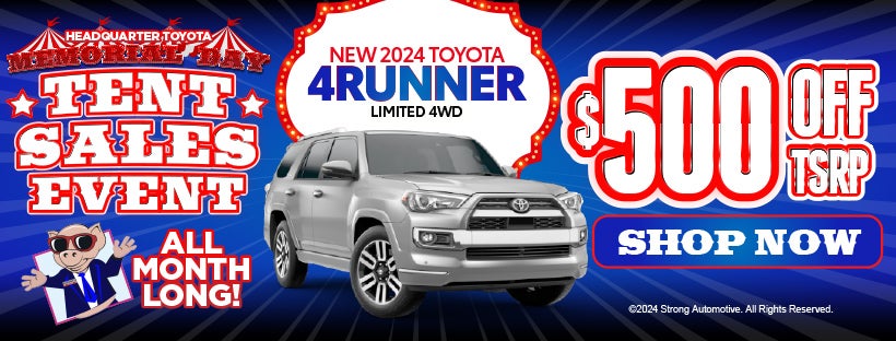 New 2024 Toyota 4Runner Limited $500 Off TSRP*