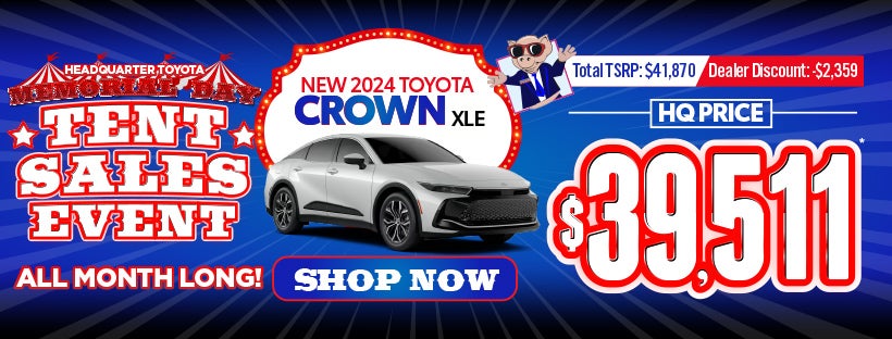 New 2024 Toyota Crown XLE HQ Price: $39,511*