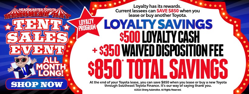 Loyalty Program Savings*