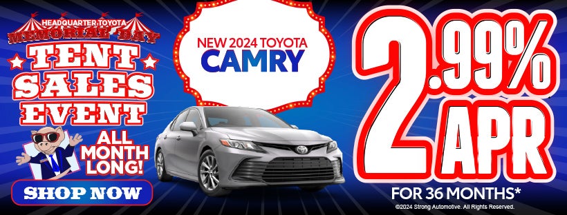 New 2024 Toyota Camry | 2.99% APR for 36 Months*